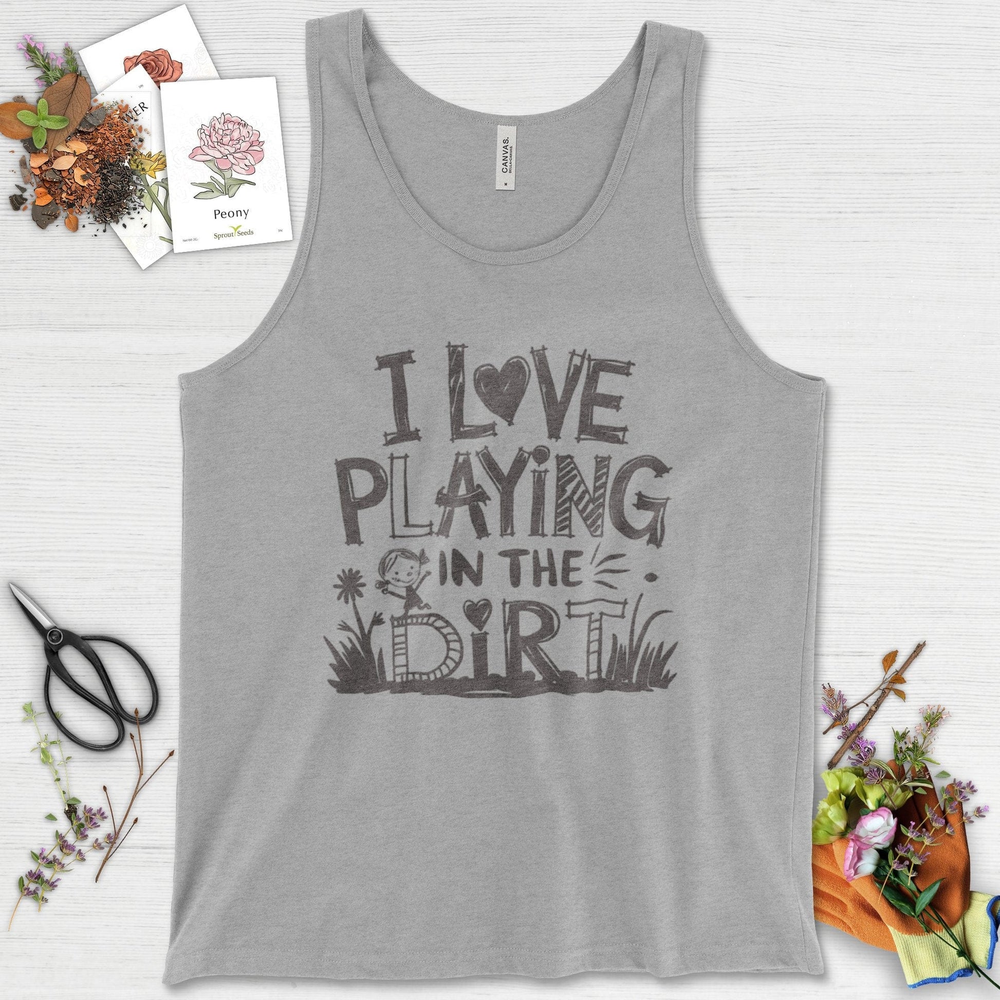 Loves to Play in Dirt Tank Top