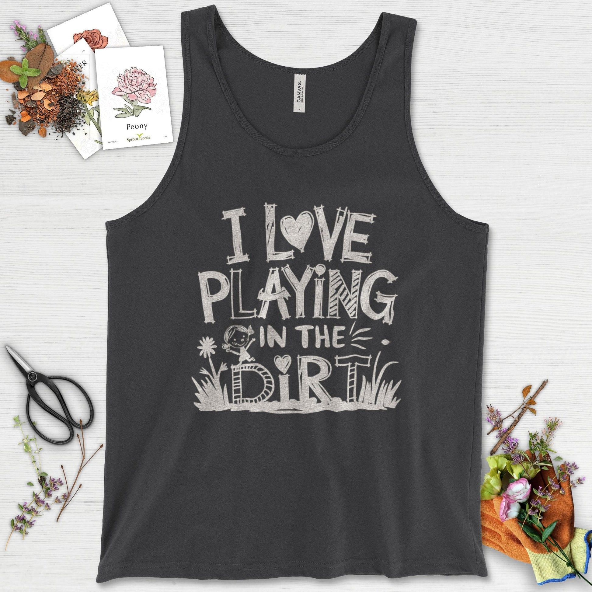 Loves to Play in Dirt Tank Top