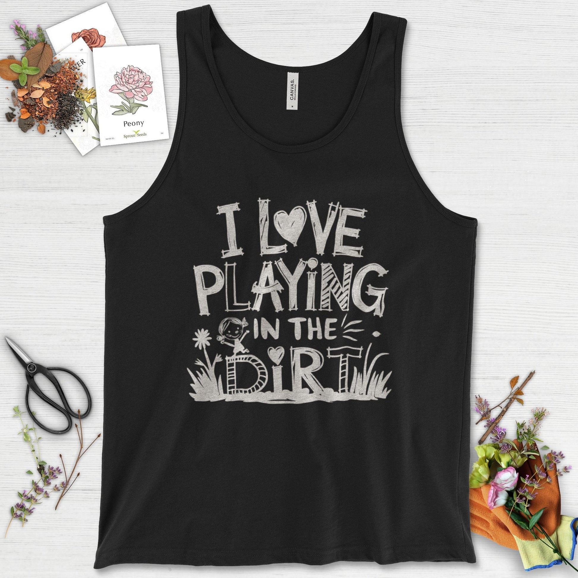 Loves to Play in Dirt Tank Top