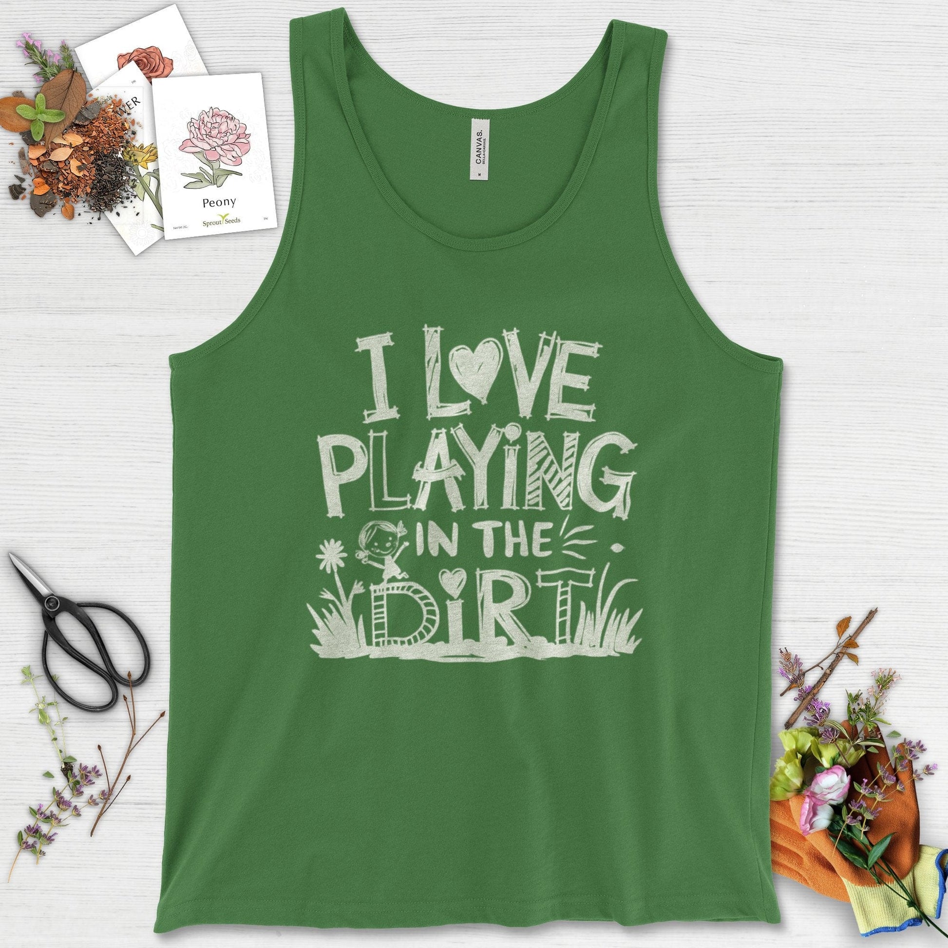 Loves to Play in Dirt Tank Top
