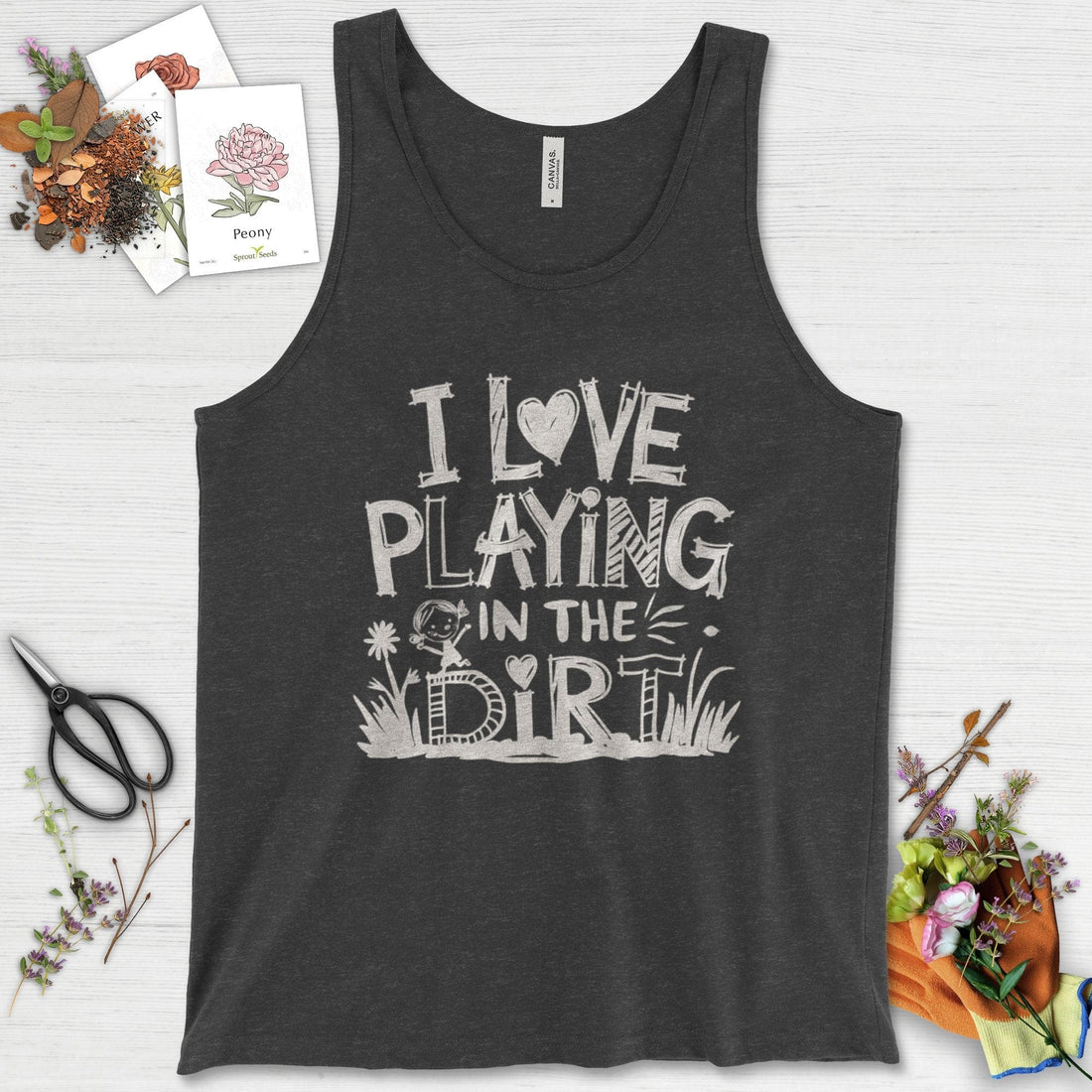 Loves to Play in Dirt Tank Top