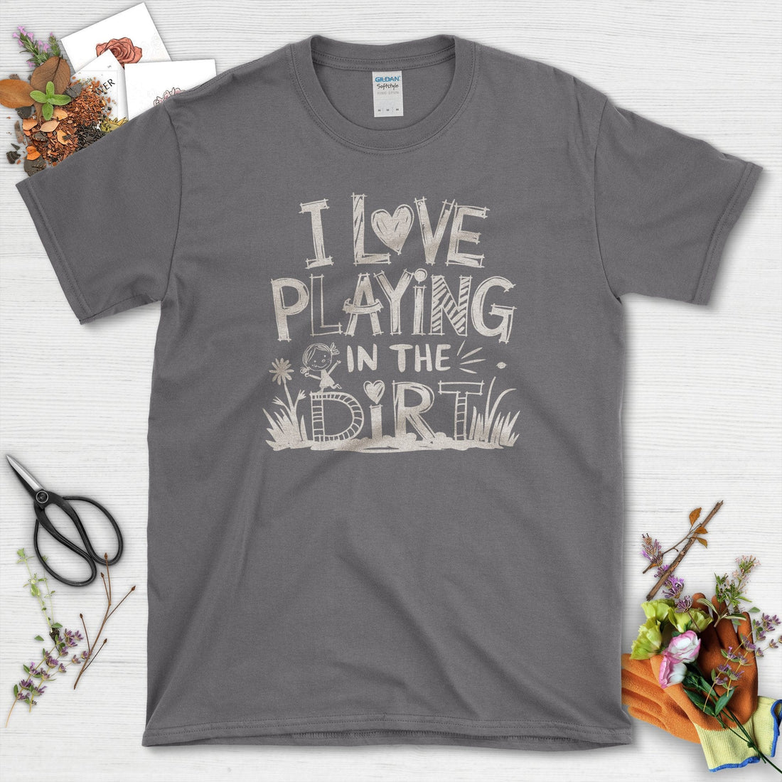Loves to Play in Dirt Youth T-Shirt
