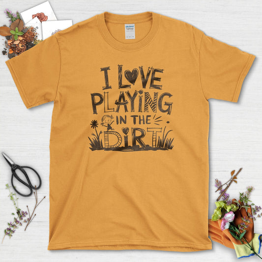 Loves to Play in Dirt Youth T-Shirt