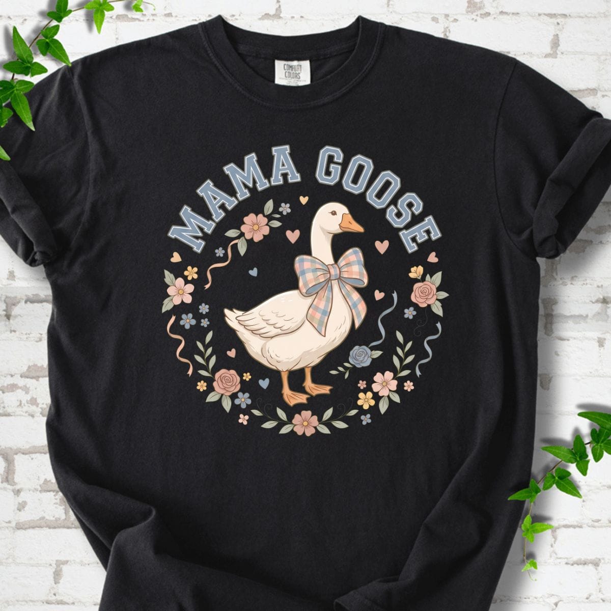 Mama Goose Flowers T-Shirt