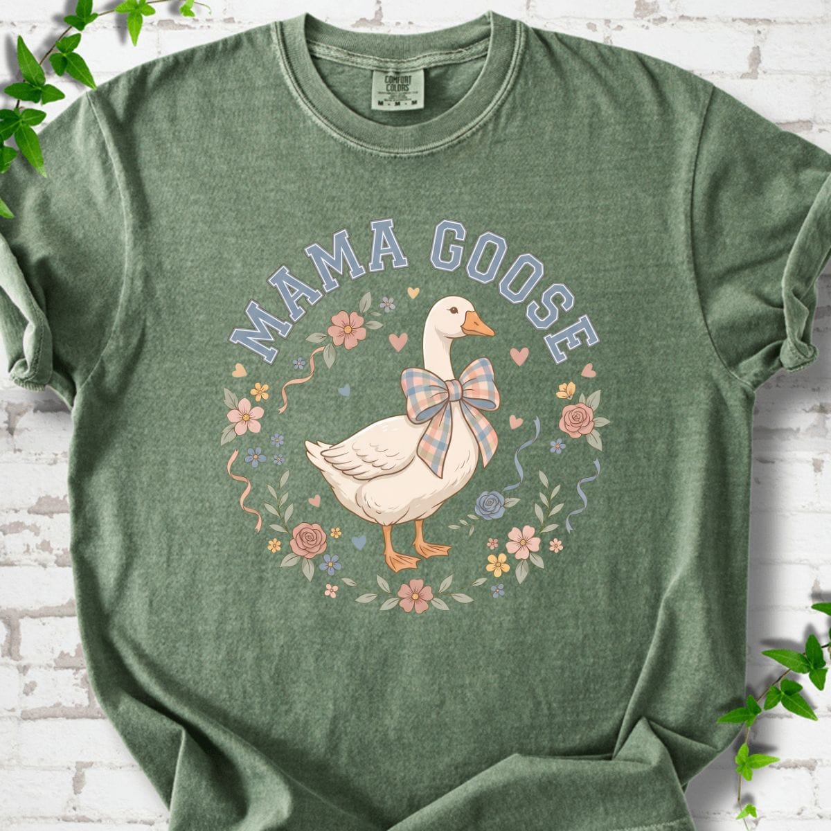 Mama Goose Flowers T-Shirt