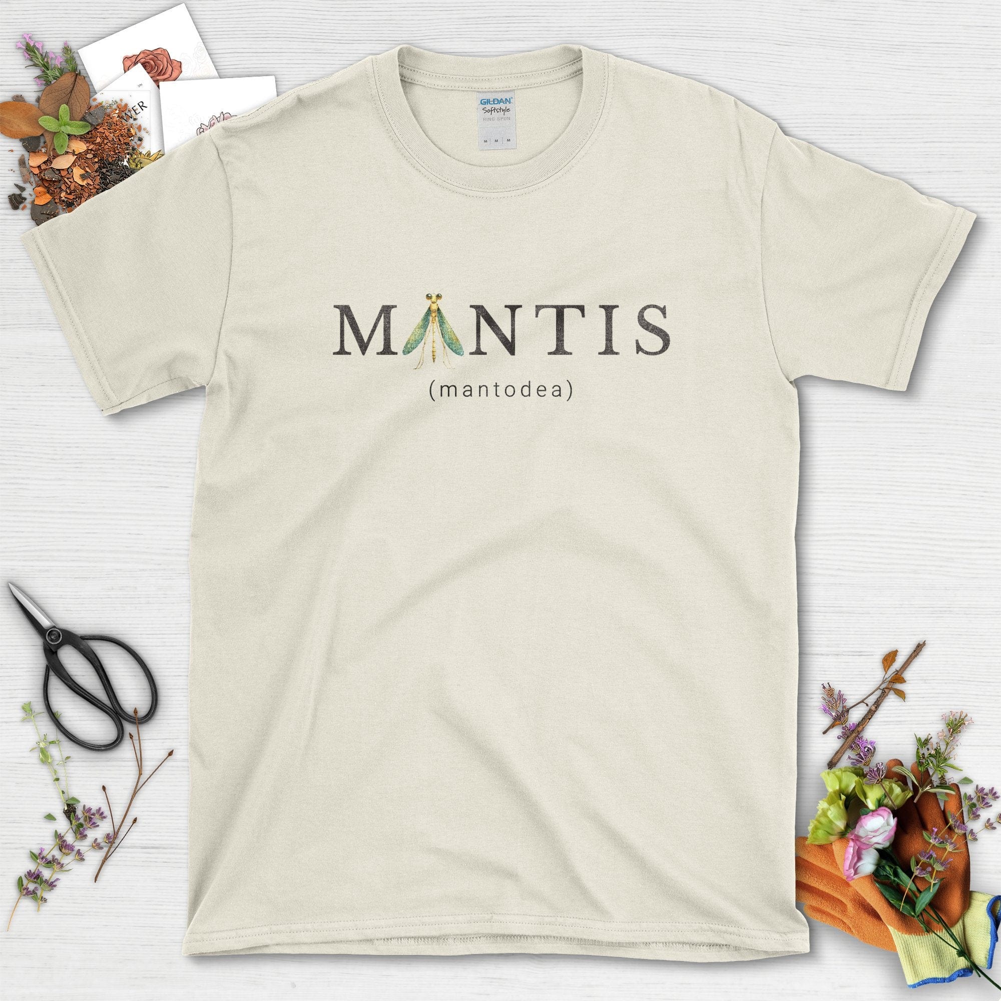 Mantis Mantodea Garden T-Shirt