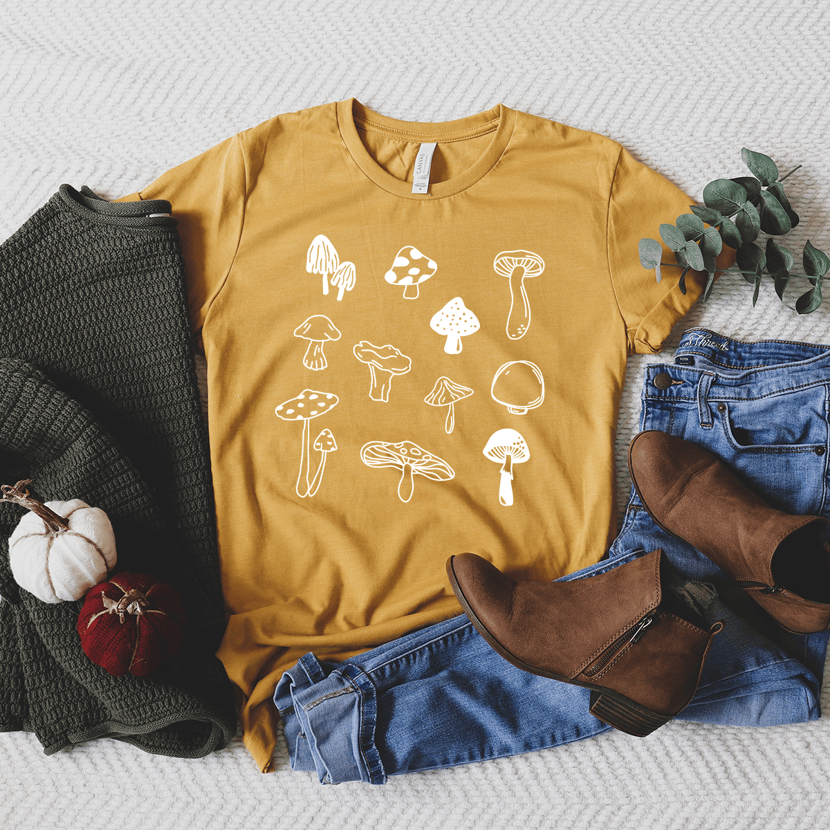 Many Mushrooms Unisex Tee