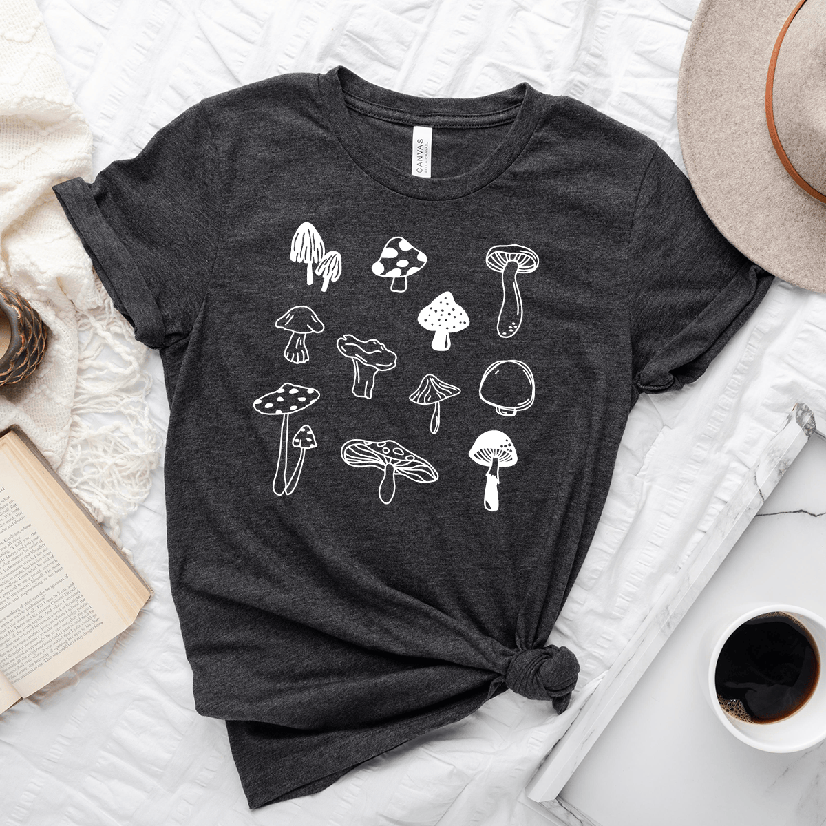 Many Mushrooms Unisex Tee