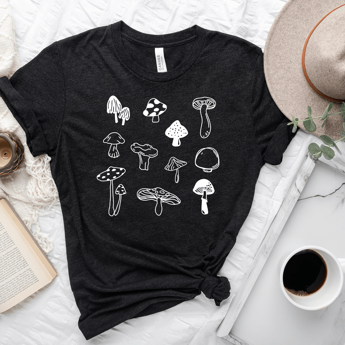 Many Mushrooms Unisex Tee