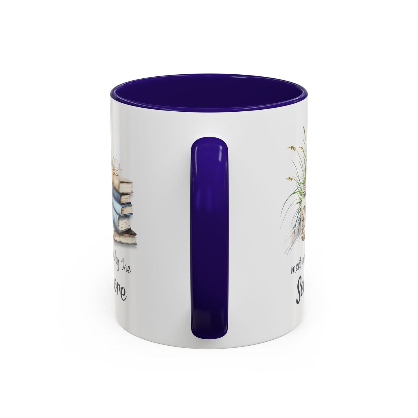Meet Me Down By the Seashore Book Lovers Mug (11/15oz)
