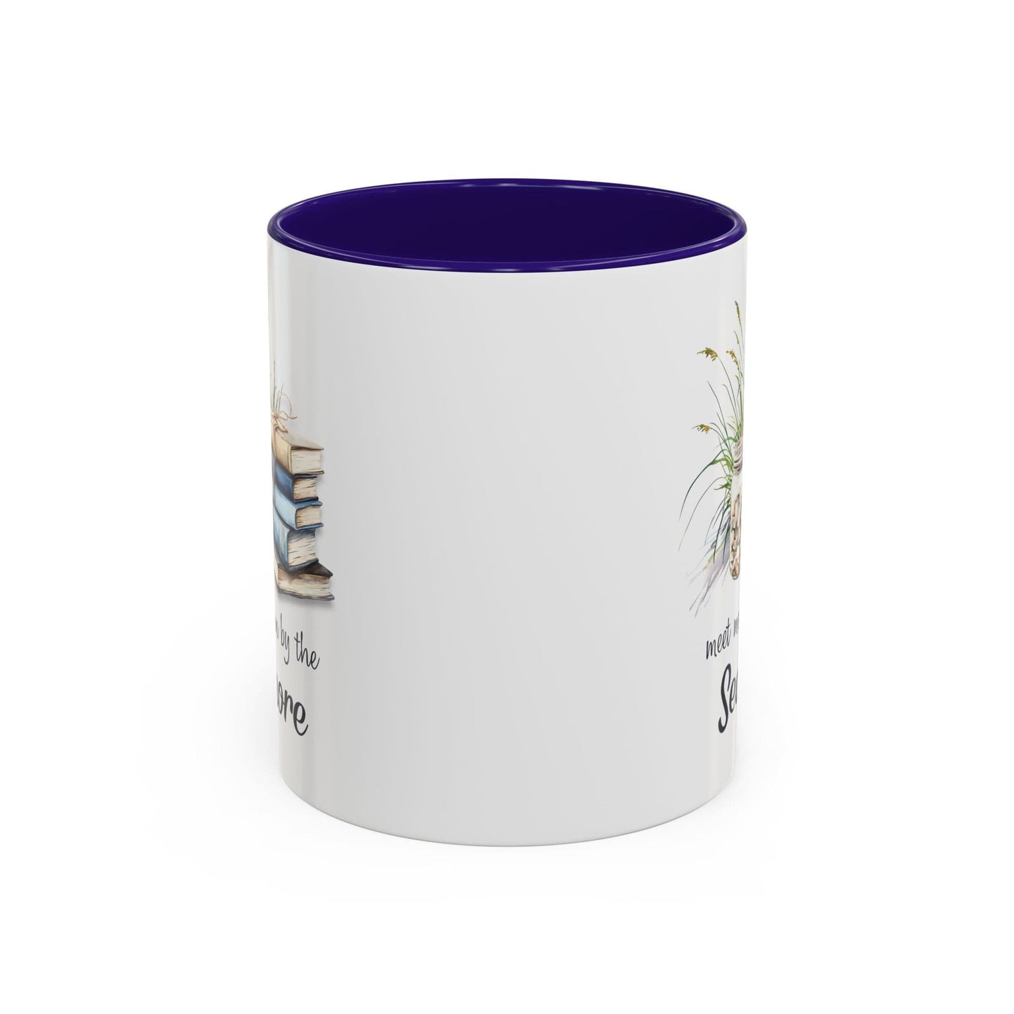 Meet Me Down By the Seashore Book Lovers Mug (11/15oz)