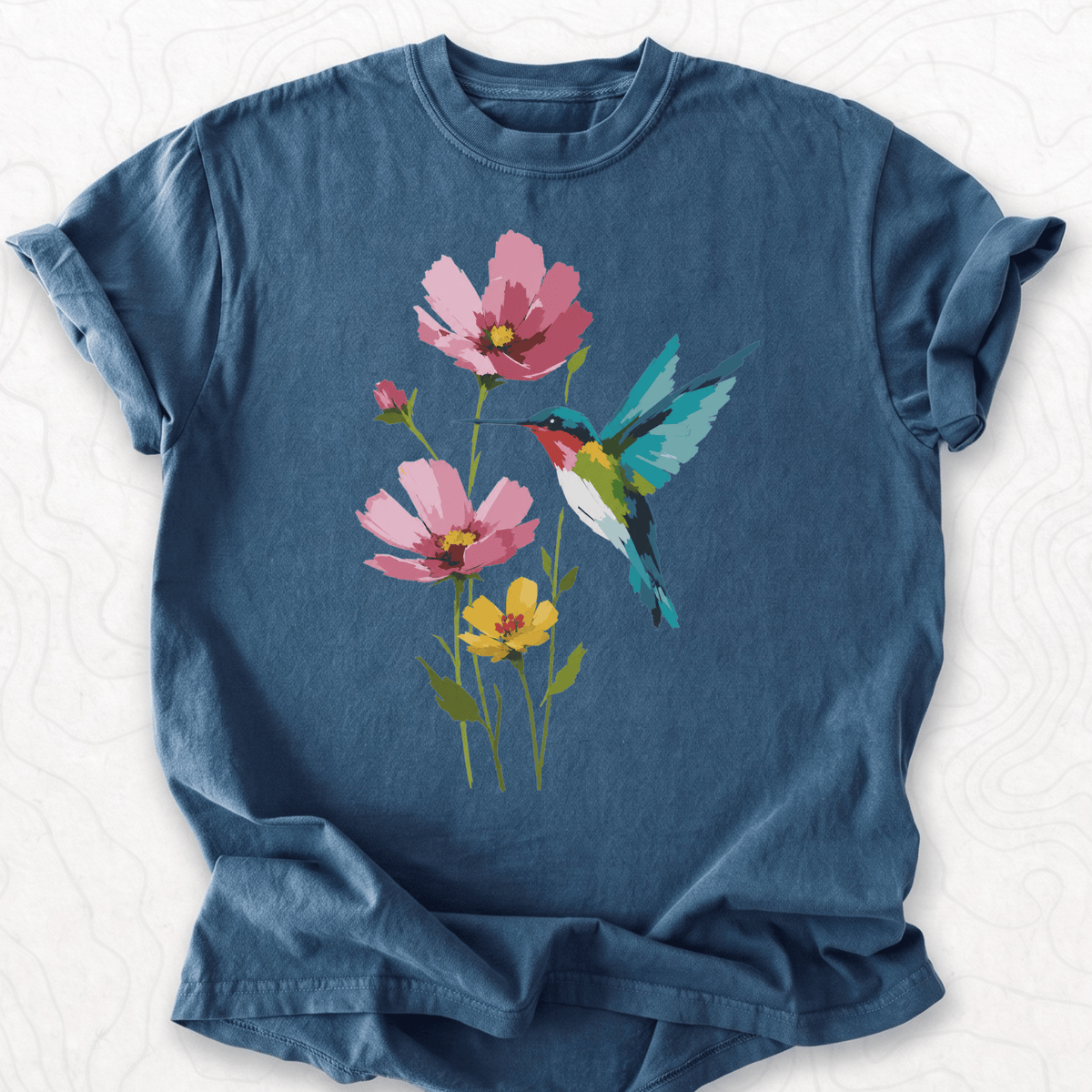 Hummingbird Flowers T-shirt