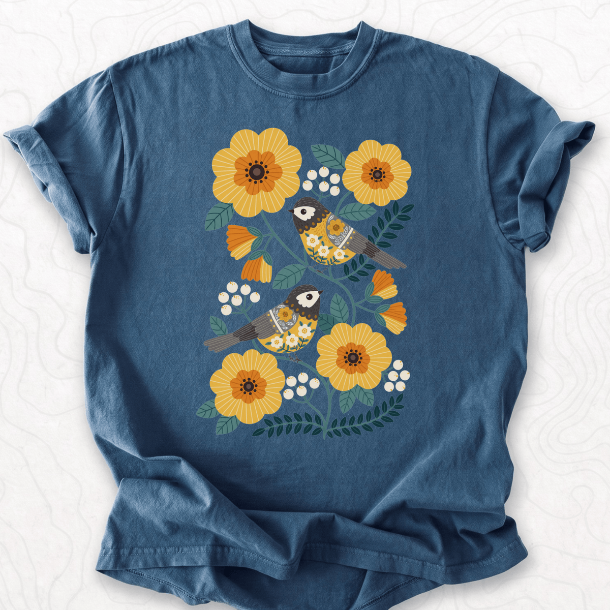 Floral Birds T-shirt