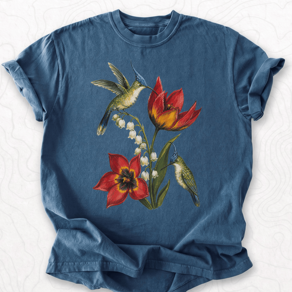 Hummingbird Flowers T-shirt