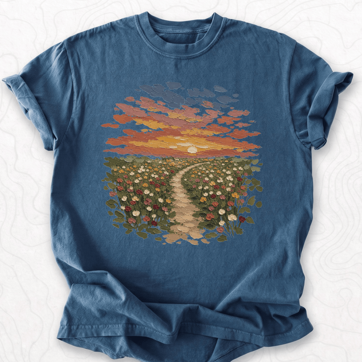 Sunset Garden Path T-shirt