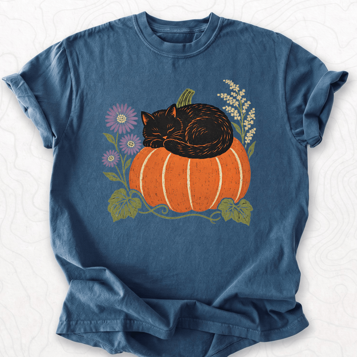 Pumpkin Cat T-shirt