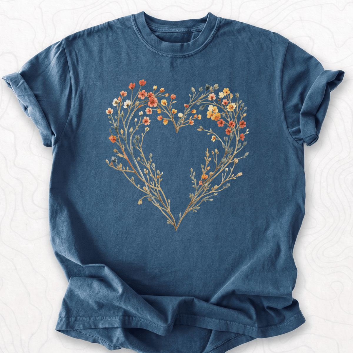 Floral Heart T-shirt