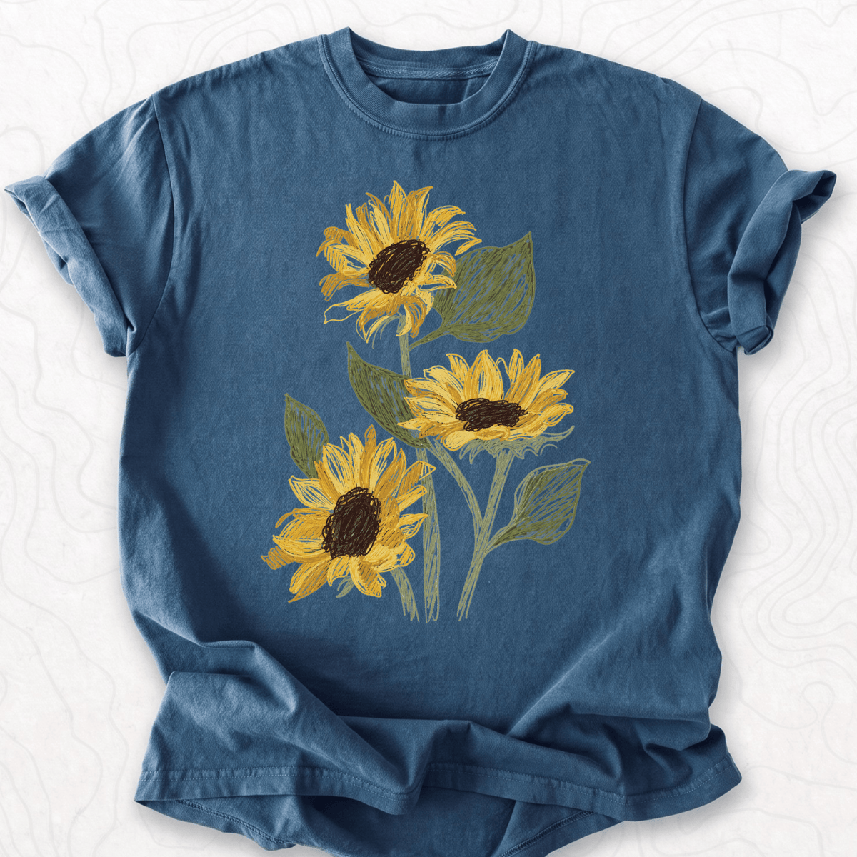 Sunflower Sketch T-shirt