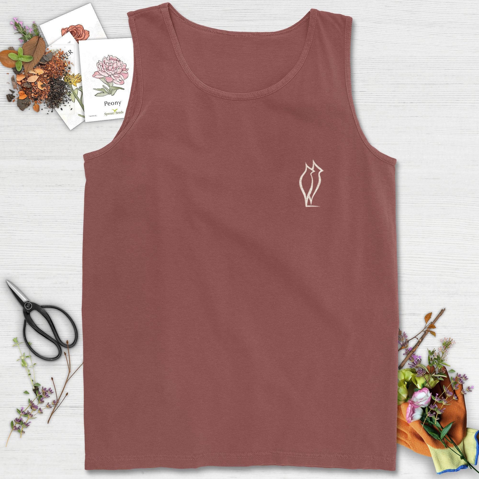 Minimalist Birds Comfort Colors® Tank Top