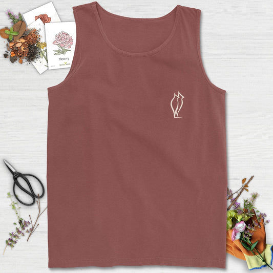 Minimalist Birds Comfort Colors® Tank Top