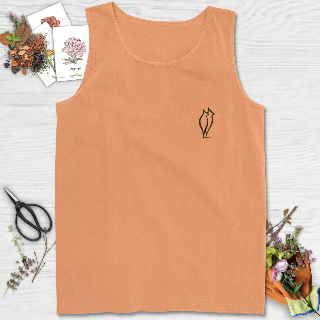 Minimalist Birds Comfort Colors® Tank Top