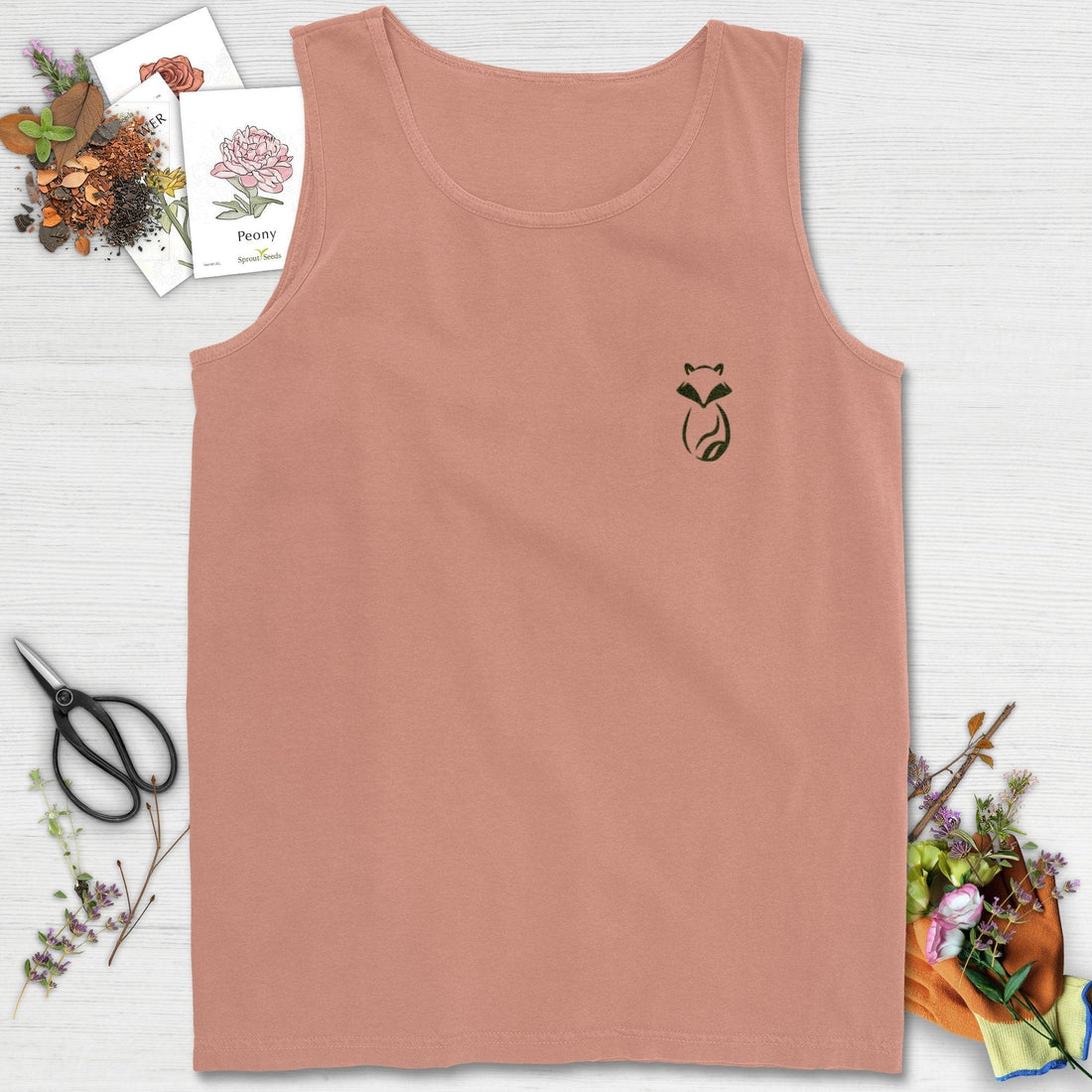 Minimalist Raccoon Comfort Colors® Tank Top