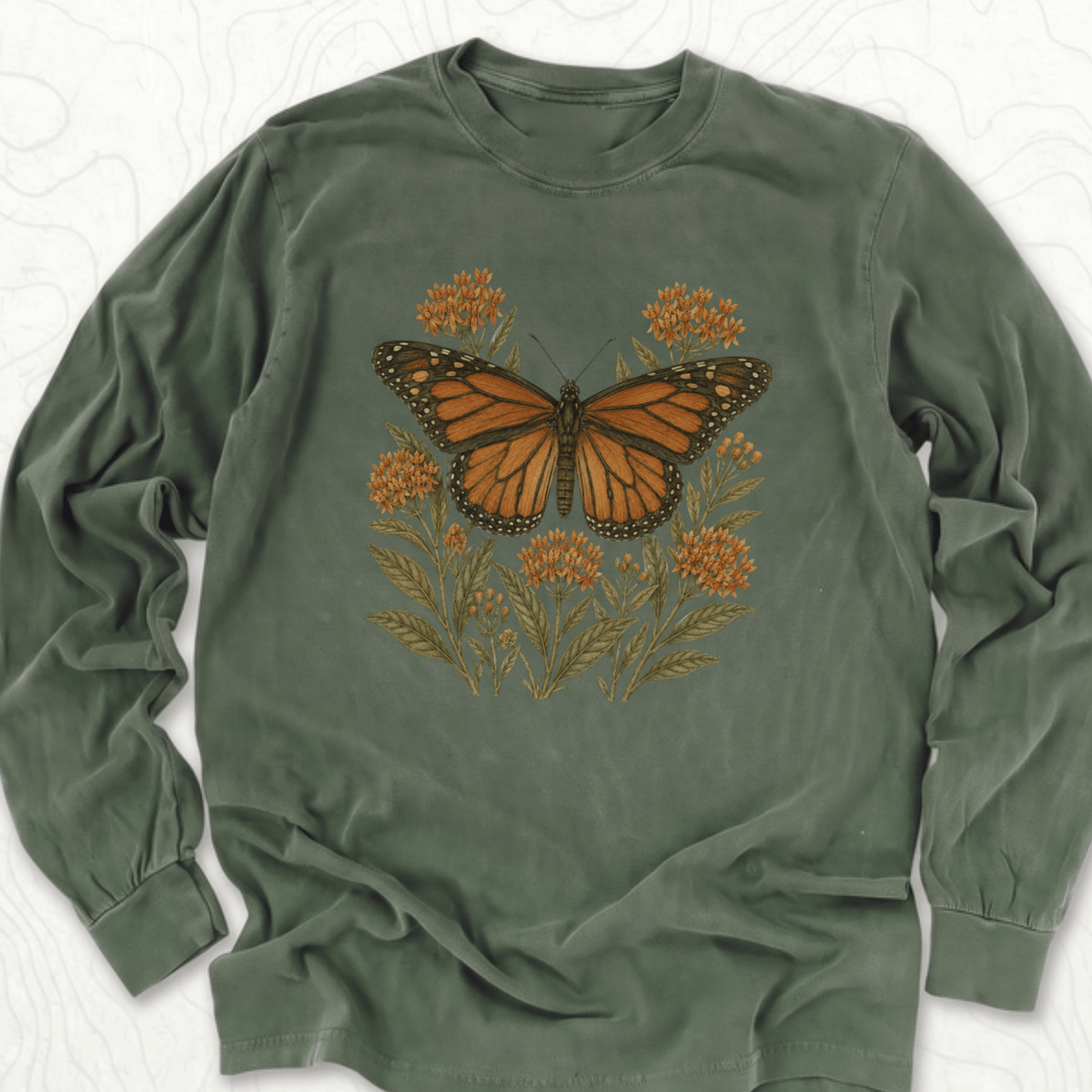 Monarch Butterfly LS T-shirt