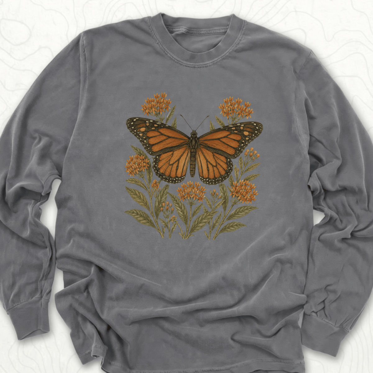 Monarch Butterfly LS T-shirt