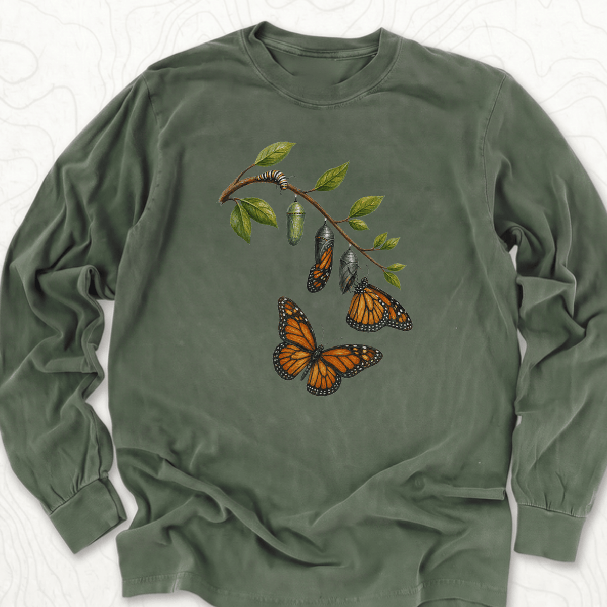 Monarch Metamorphosis LS T-shirt