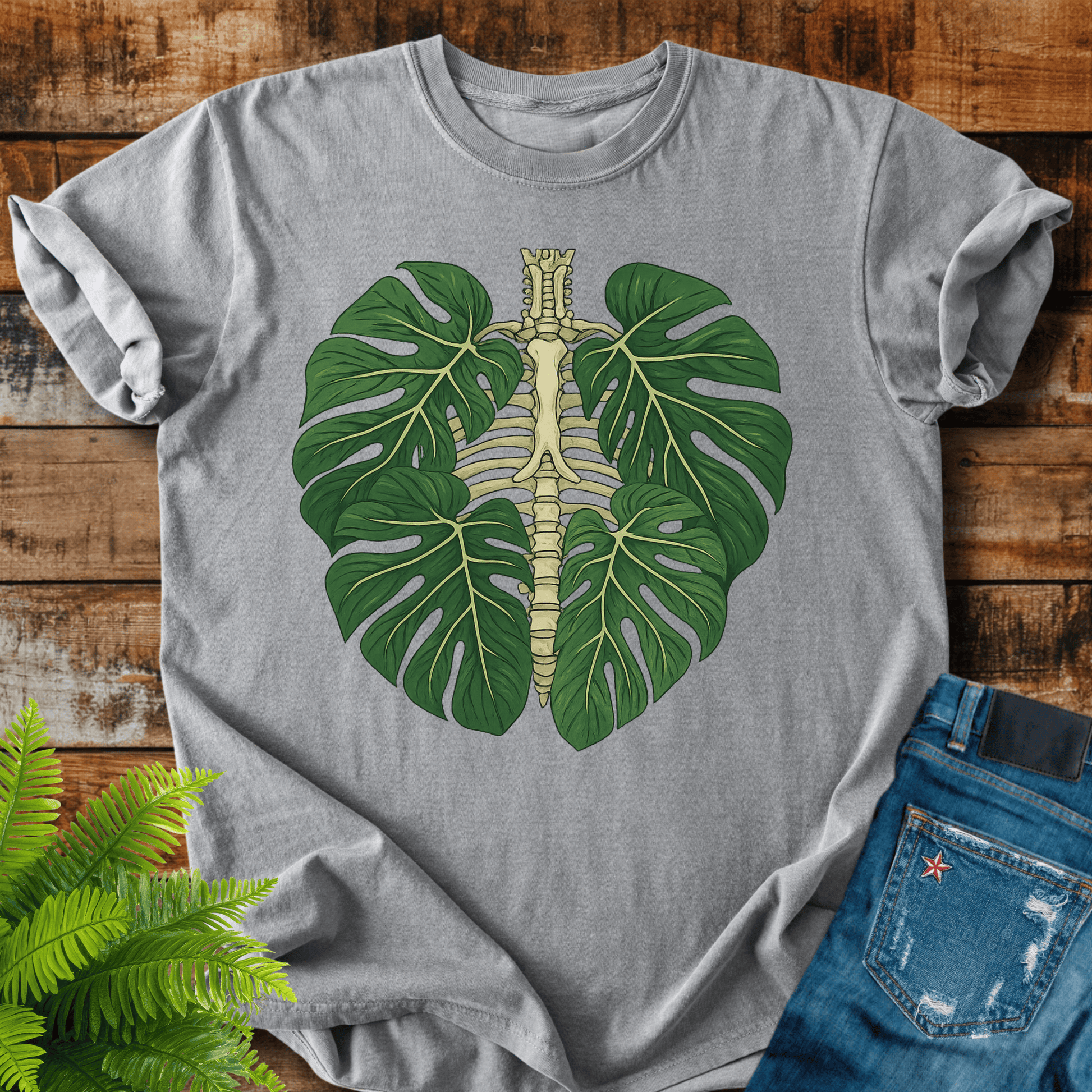 Monstera Ribcage T-shirt
