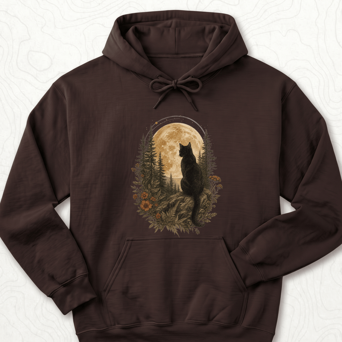 Moonlit Cat Hoodie
