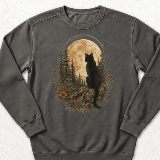 Moonlit Cat Sweatshirt