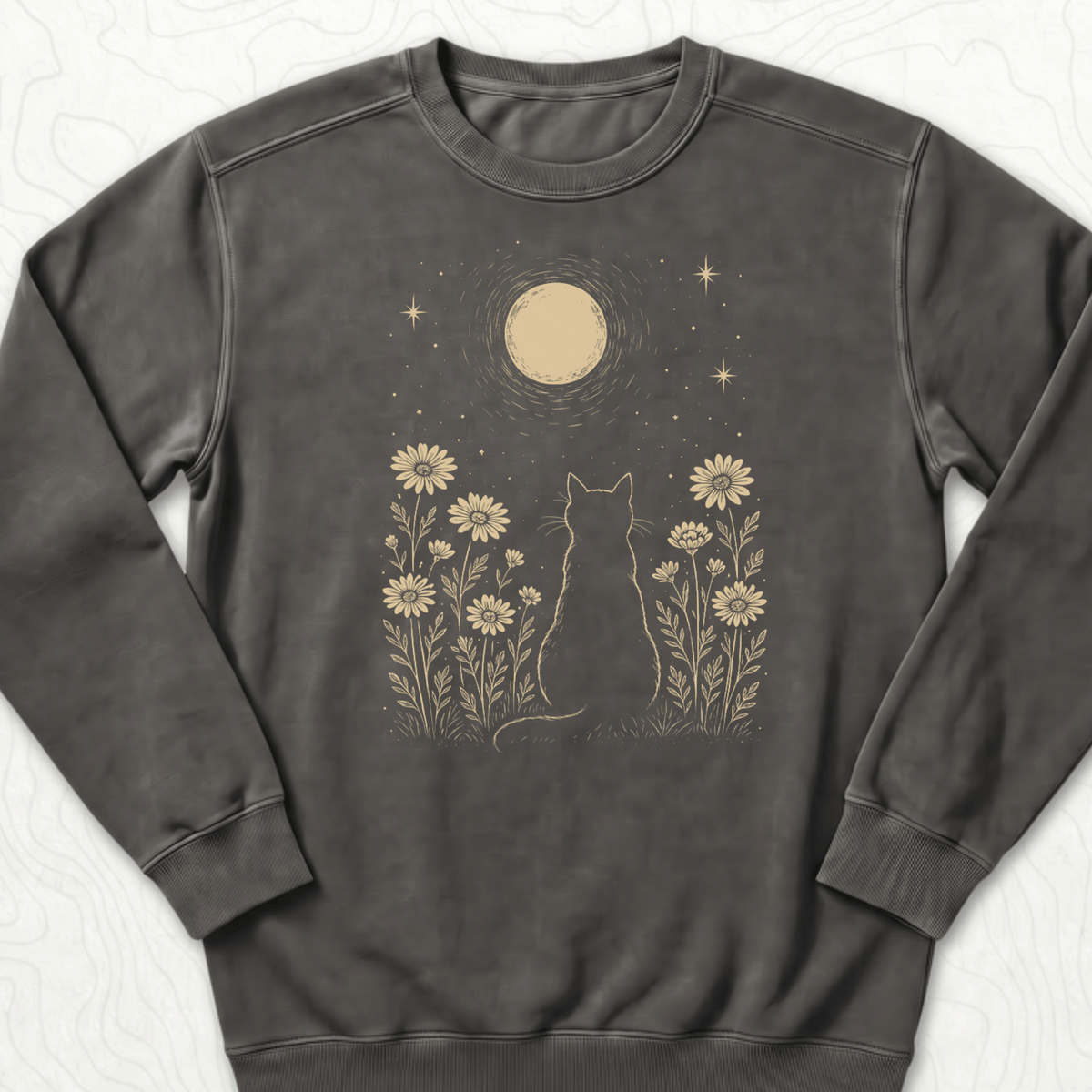Moonlit Cat Sweatshirt