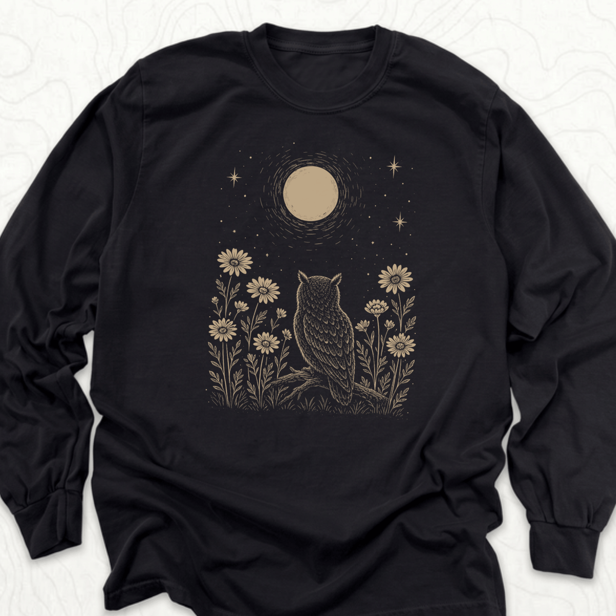 Moonlit Owl LS T-shirt
