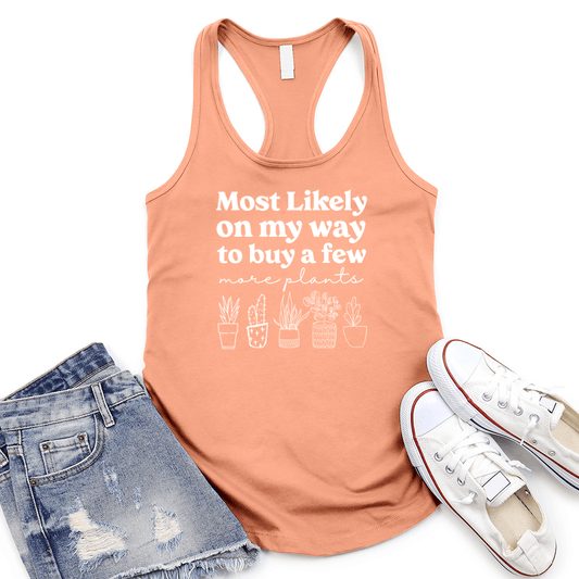 More Plants Women's Racerback Tank Top