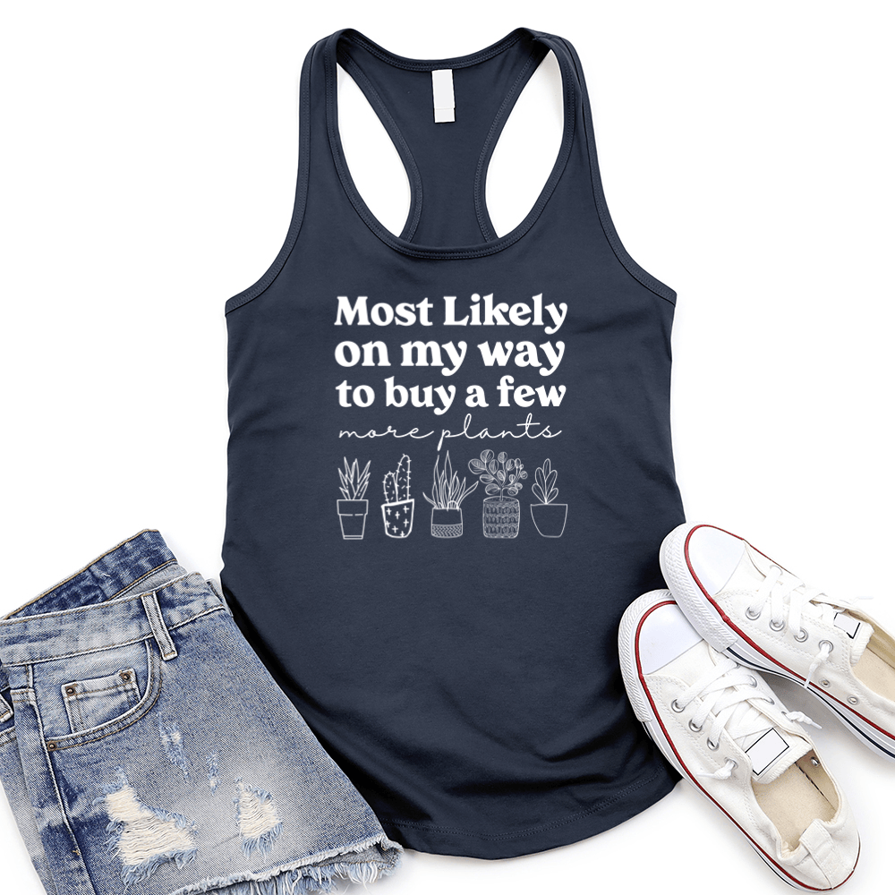More Plants Women's Racerback Tank Top