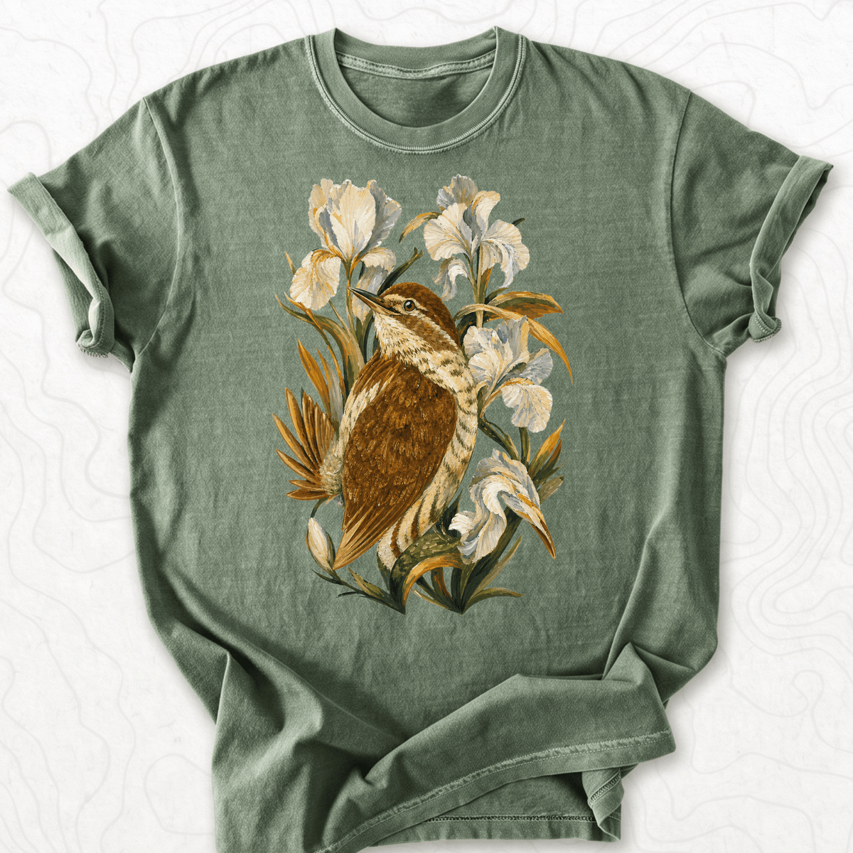 Bird And Iris T-shirt