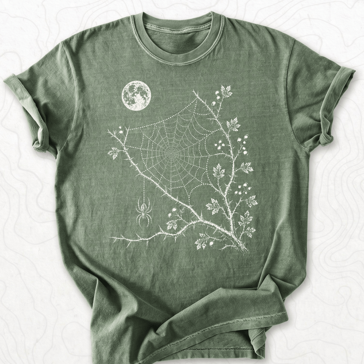 Moonlit Spiderweb T-shirt