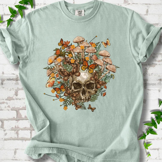 Mushroom and Skull T-Shirt