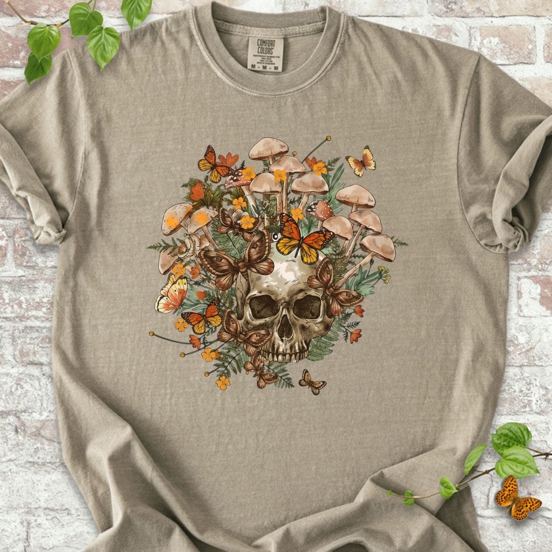 Mushroom and Skull T-Shirt