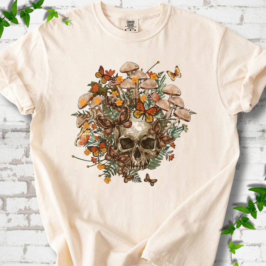 Mushroom and Skull T-Shirt