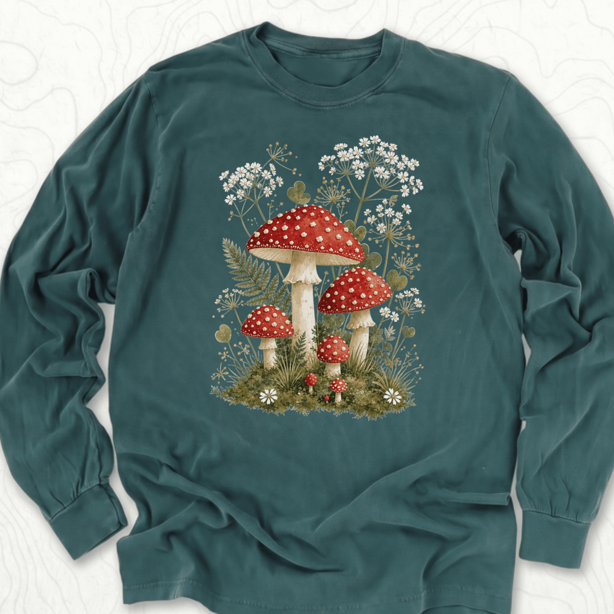 Mushroom Garden LS T-shirt