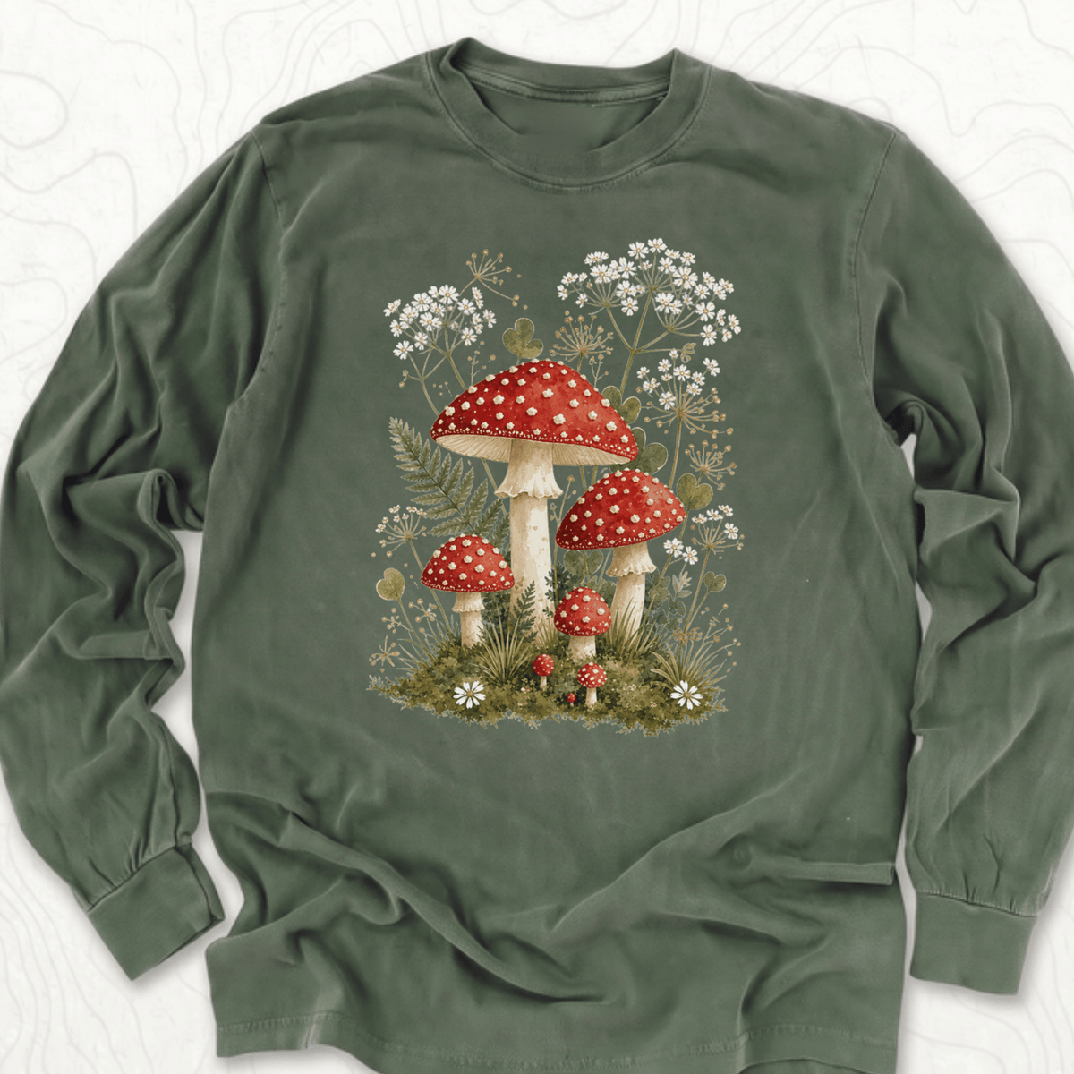 Mushroom Garden LS T-shirt