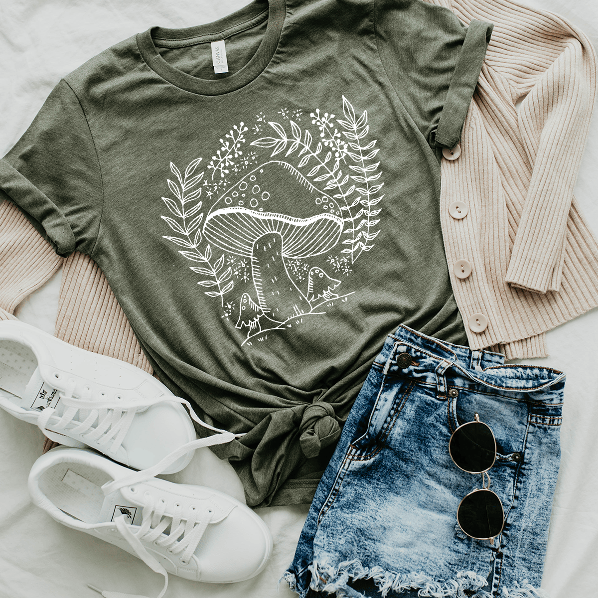 Mushroom Unisex Tee