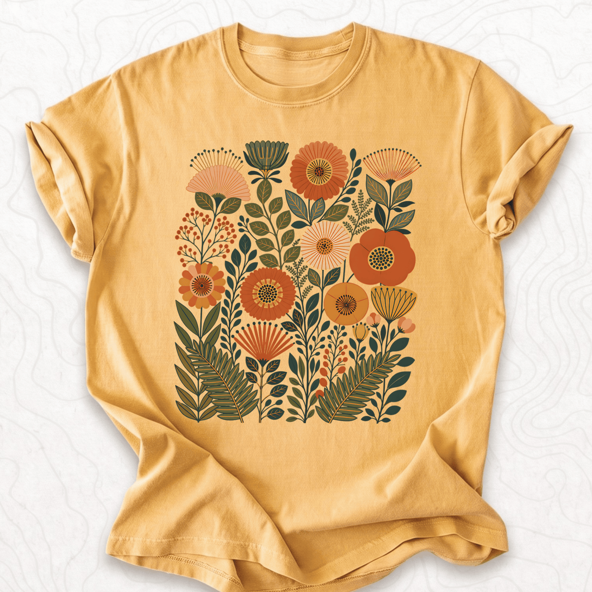 Retro Floral Bouquet T-shirt