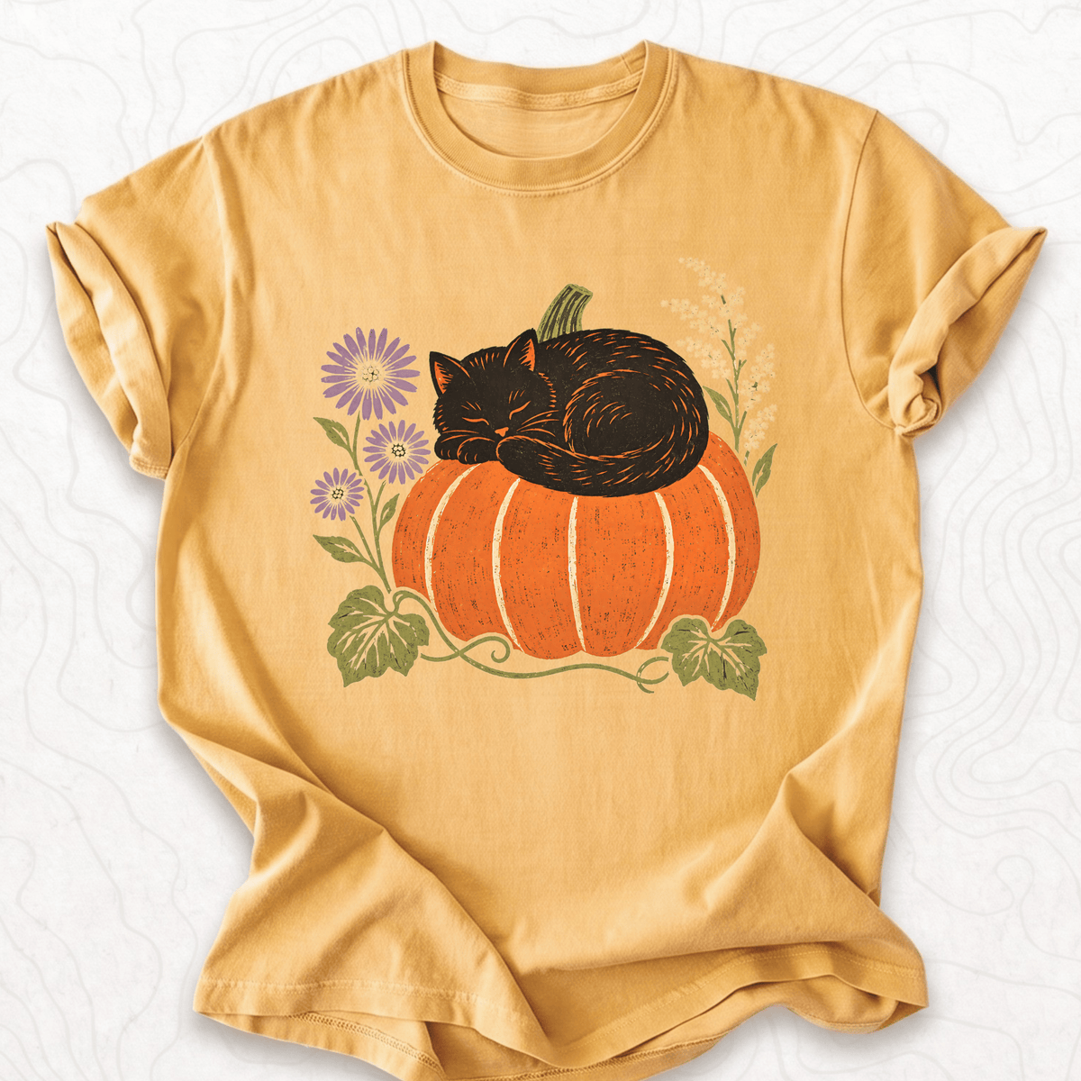 Pumpkin Cat T-shirt