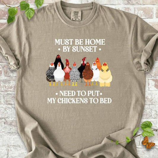 My Chickens To Bed T-Shirt