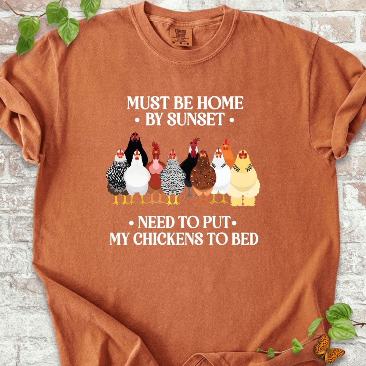 My Chickens To Bed T-Shirt