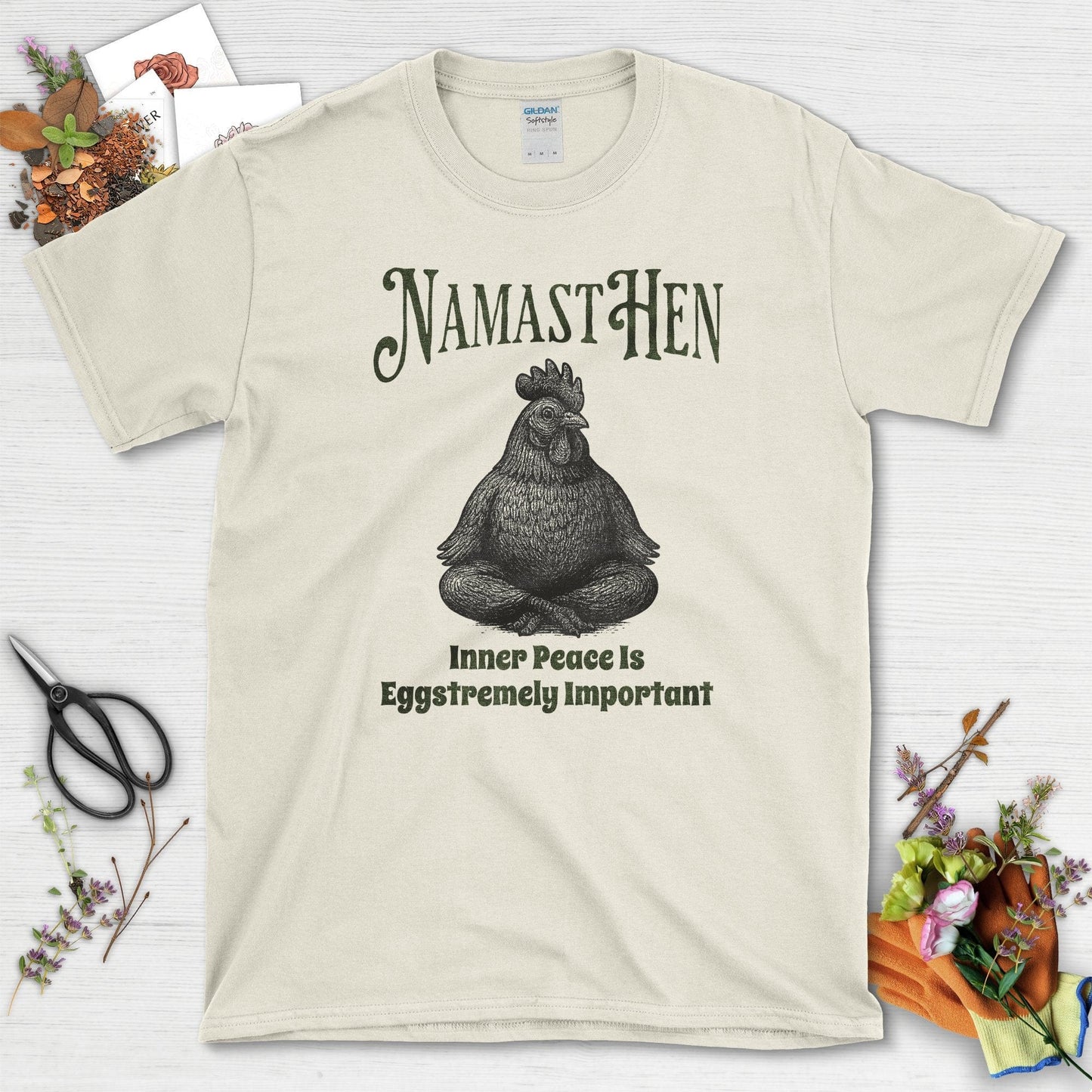 NamastHen Inner Peace T-Shirt