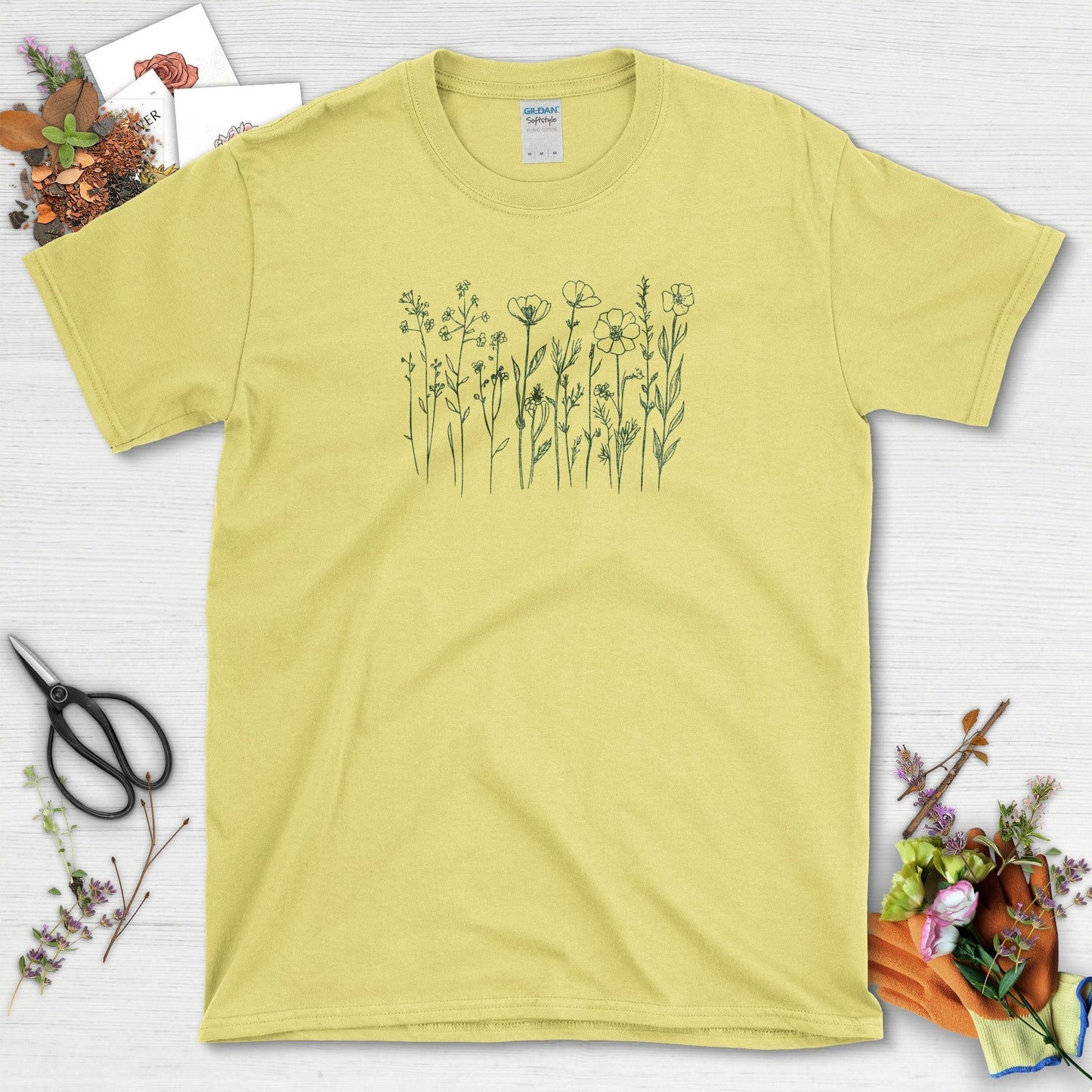 Garden-Inspired Floral T-Shirt